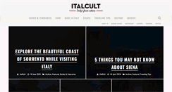 Desktop Screenshot of italcult.net